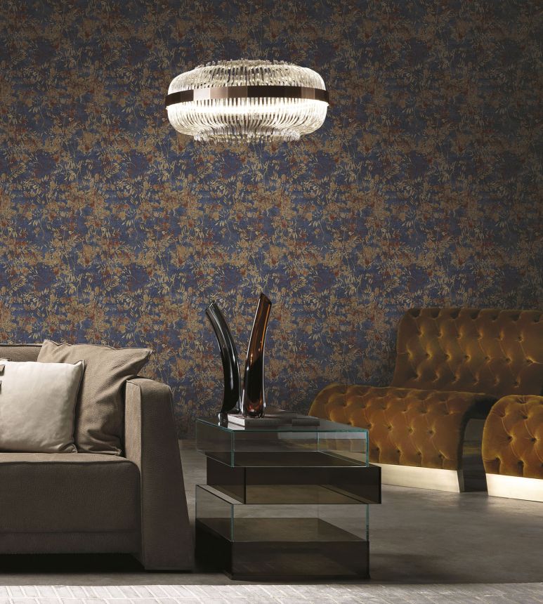 Luxury blue-bronze non-woven wallpaper, GF62013, Gianfranco Ferre´Home N.3, Emiliana Parati