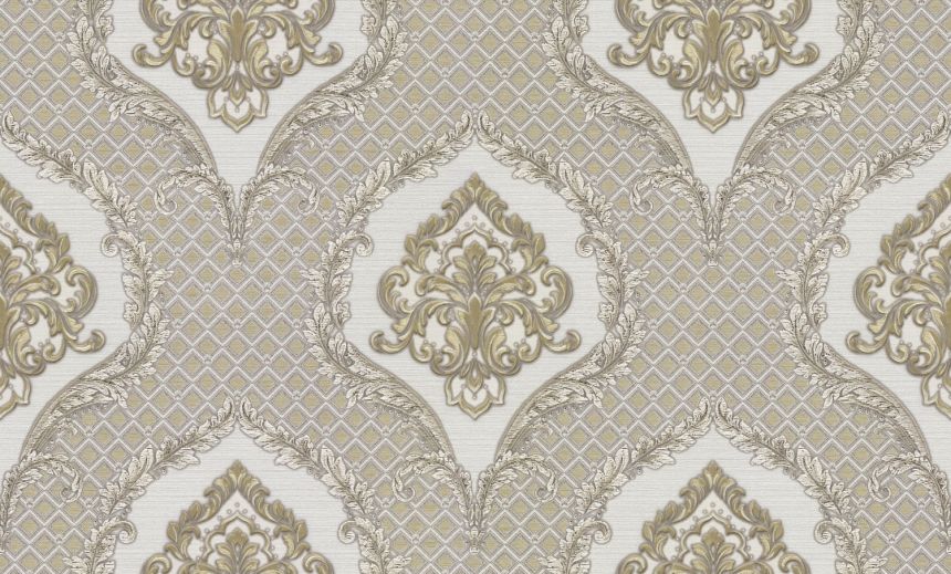 Luxury gold-cream baroque wallpaper, GF62036, Gianfranco Ferre´Home N.3, Emiliana Parati