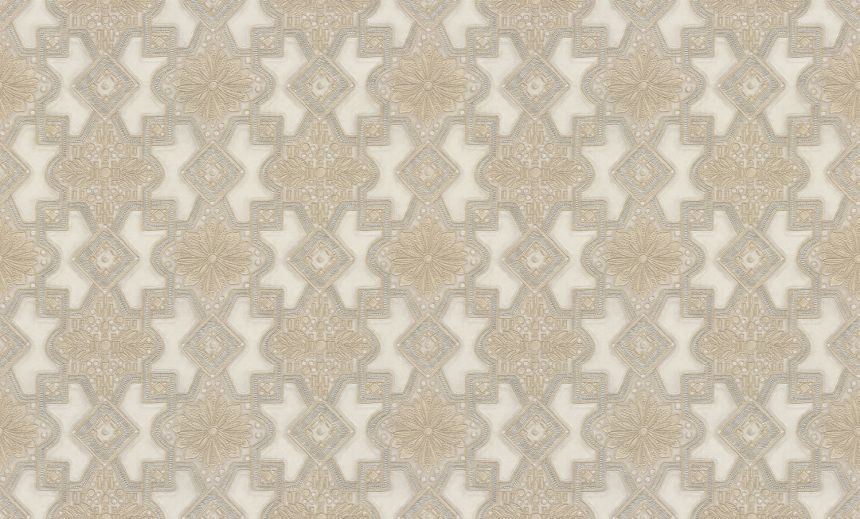 Luxury beige-gold non-woven wallpaper with ornaments, 86013, Valentin Yudashkin 5, Emiliana Parati