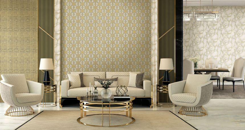 Luxury gold non-woven wallpaper, 86034, Valentin Yudashkin 5, Emiliana Parati