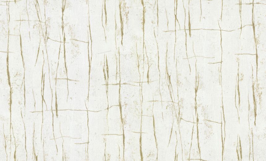 Luxury white-gold wallpaper, imitation of cracked plaster, 86045, Valentin Yudashkin 5, Emiliana Parati