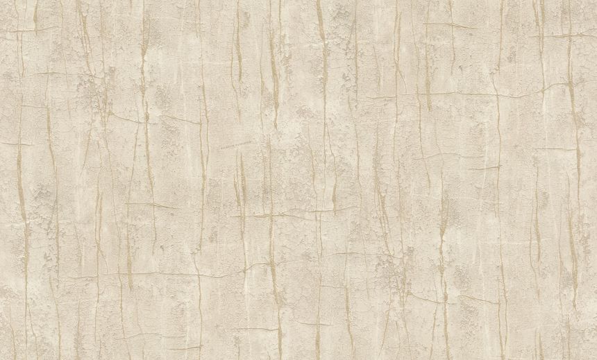 Luxury beige-gold wallpaper, imitation of cracked plaster, 86053, Valentin Yudashkin 5, Emiliana Parati