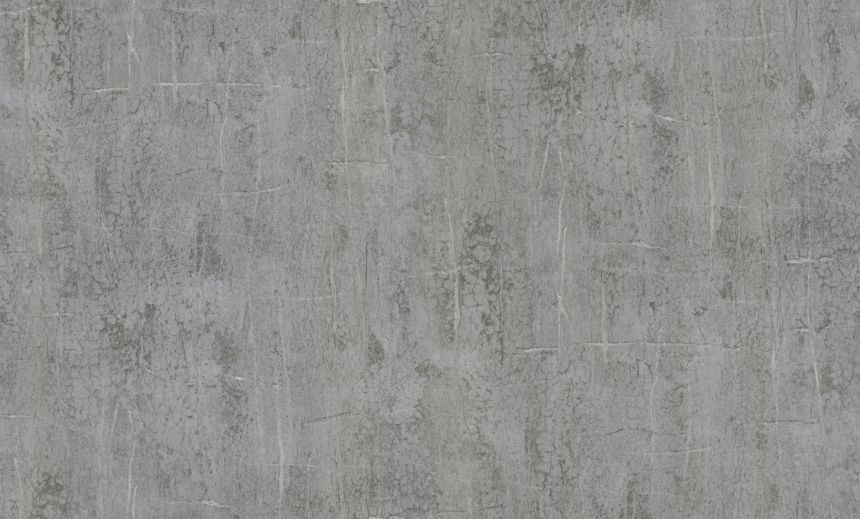 Luxury grey-silver wallpaper, imitation of cracked plaster, 86054, Valentin Yudashkin 5, Emiliana Parati