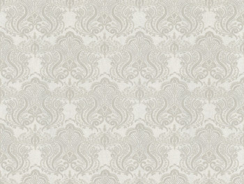 Luxury silver non-woven wallpaper, baroque ornamental pattern, 86077, Valentin Yudashkin 5, Emiliana Parati