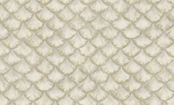 Luxury silver-gold wallpaper with geometric pattern, 86093, Valentin Yudashkin 5, Emiliana Parati