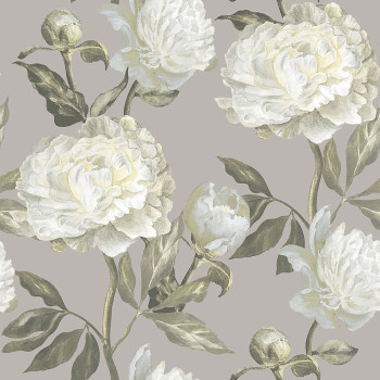 Luxury non-woven wallpaper EE22536, Flowers, Essentials, Decoprint