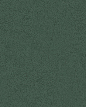 Green wallpaper, metallic leaves, 324044, Embrace, Eijffinger