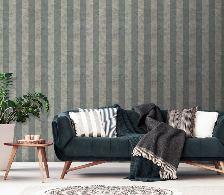 Luxury non-woven wallpaper EE22560, Stripes, Essentials, Decoprint
