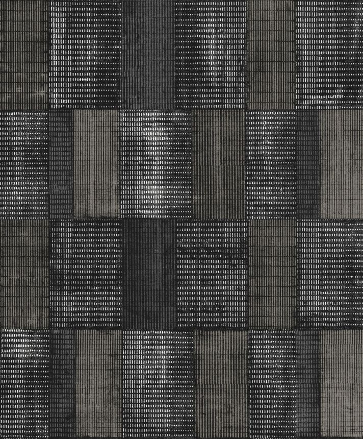 Black wallpaper with geometric pattern, SUM301, Summer, Khroma by Masureel