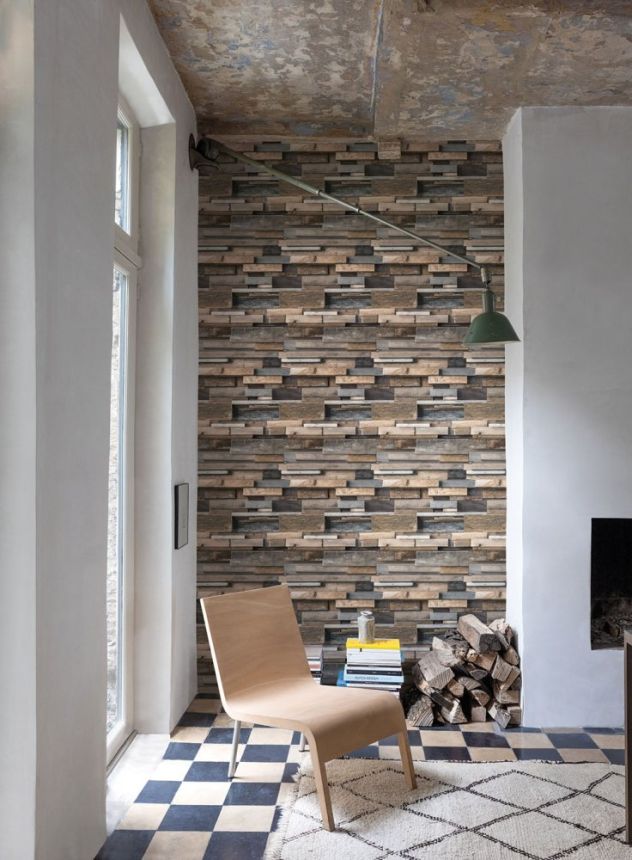Non-woven wallpaper 520217, wood, Vavex 2020