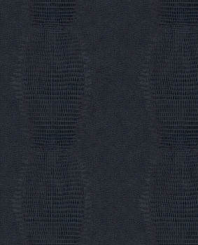 Blue non-woven wallpaper, imitation animal skin, 333234, Unify, Eijffinger