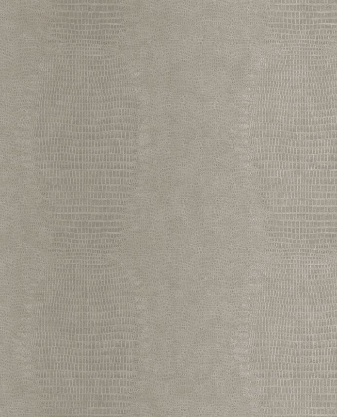 Gray-beige non-woven wallpaper, imitation animal skin, 333235, Unify, Eijffinger