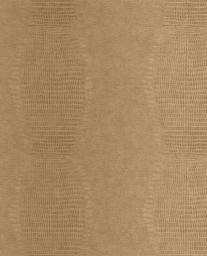 Brown non-woven wallpaper, imitation animal skin, 333236, Unify, Eijffinger