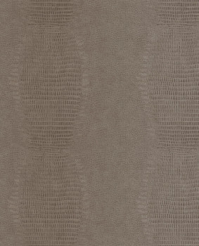 Brown non-woven wallpaper, imitation animal skin, 333238, Unify, Eijffinger