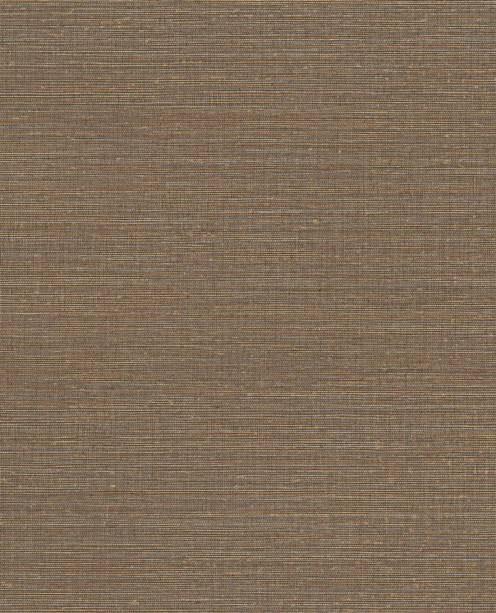 Brown non-woven wallpaper, fabric imitation, 333282, Unify, Eijffinger