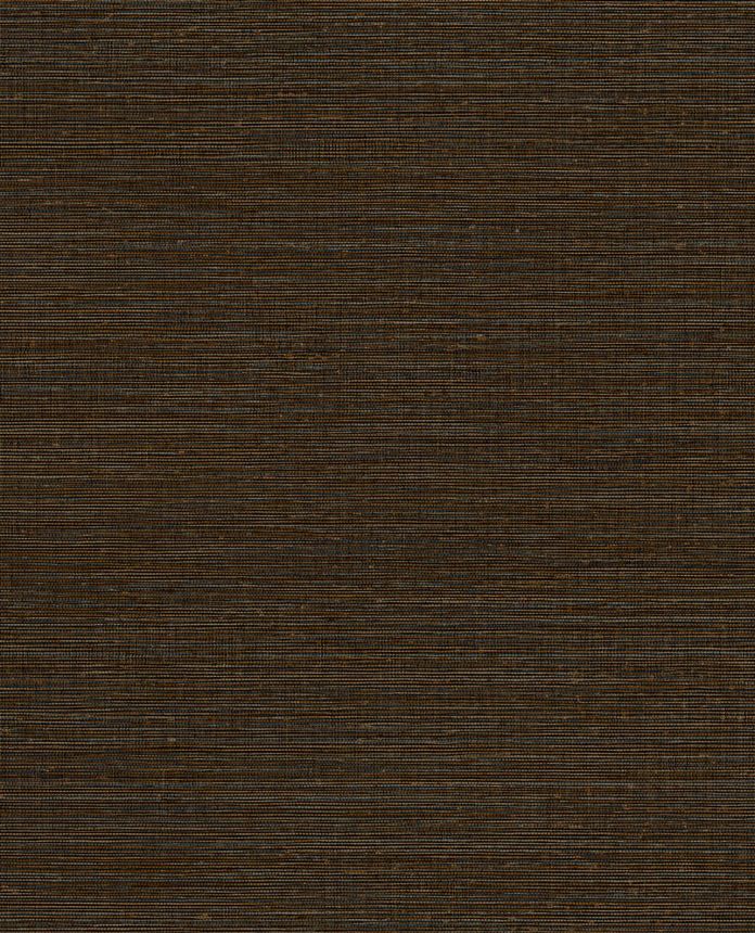 Dark brown non-woven wallpaper, fabric imitation, 333283, Unify, Eijffinger