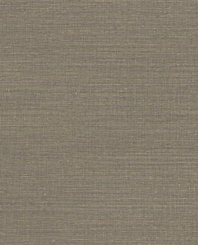 Brown non-woven wallpaper, fabric imitation, 333285, Unify, Eijffinger