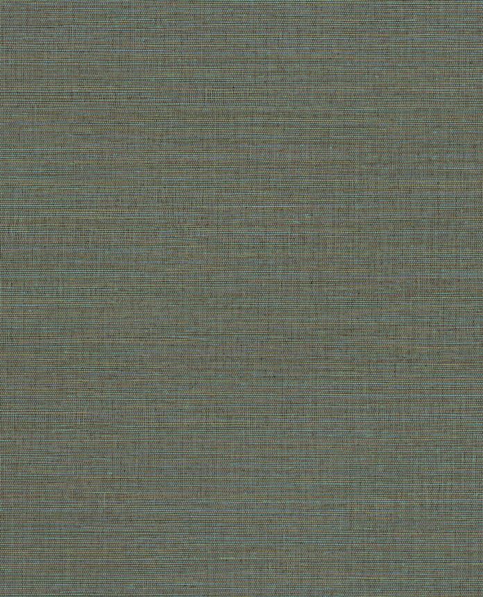 Green-blue non-woven wallpaper, fabric imitation, 333287, Unify, Eijffinger