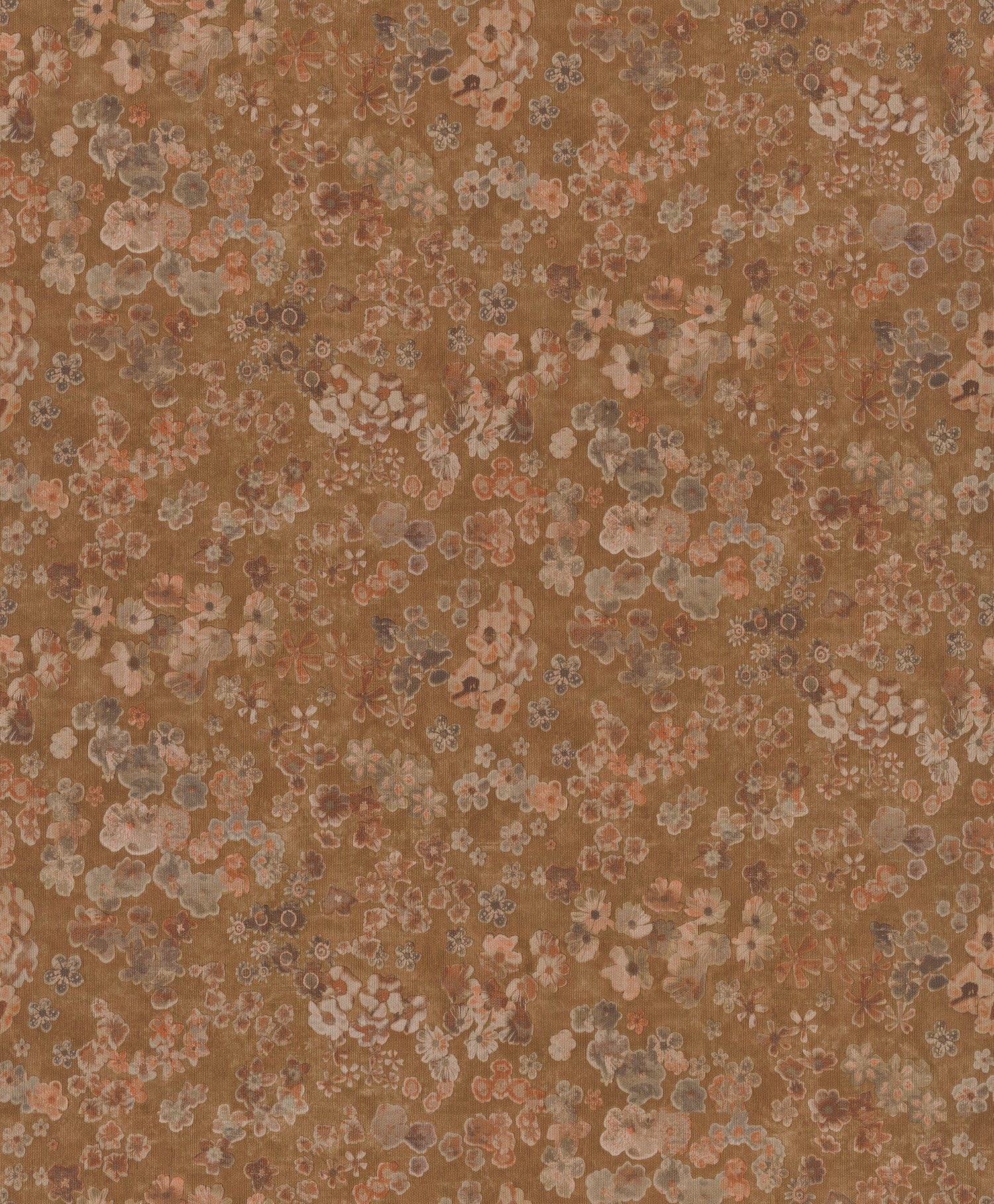 Brown floral wallpaper, 221304, Botanical, BN Walls