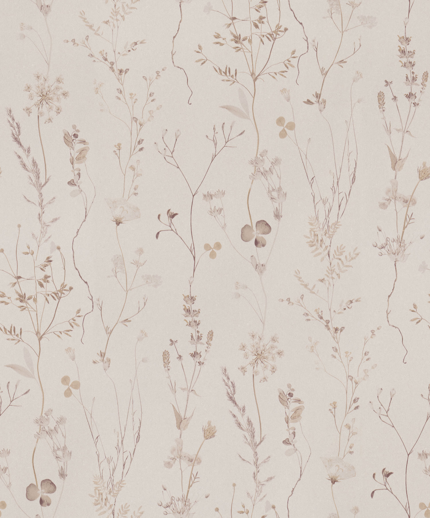 Beige wallpaper with meadow flowers, 221343, Botanical, BN Walls