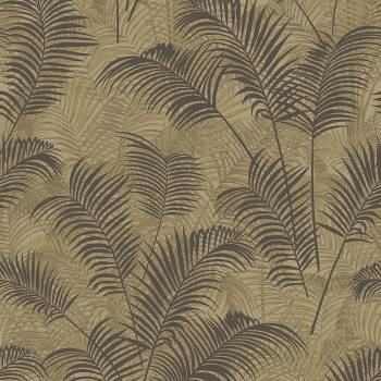 Luxury non-woven wallpaper BL22761, Tropical Leaves, Blooming, Decoprint