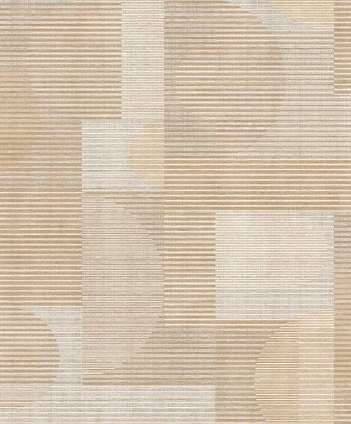 Beige geometric wallpaper, AL26281, Allure, Decoprint
