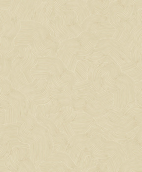 Cream geometric pattern wallpaper, BA26090, Brazil, Decoprint