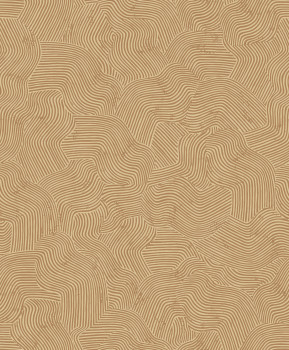 Brown geometric pattern wallpaper, BA26091, Brazil, Decoprint