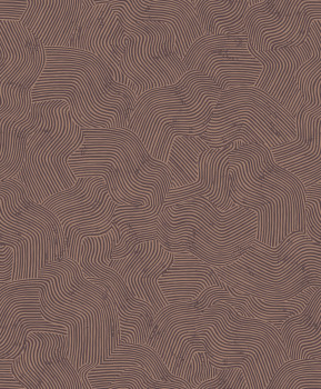 Wine red geometric pattern wallpaper, BA26093, Brazil, Decoprint