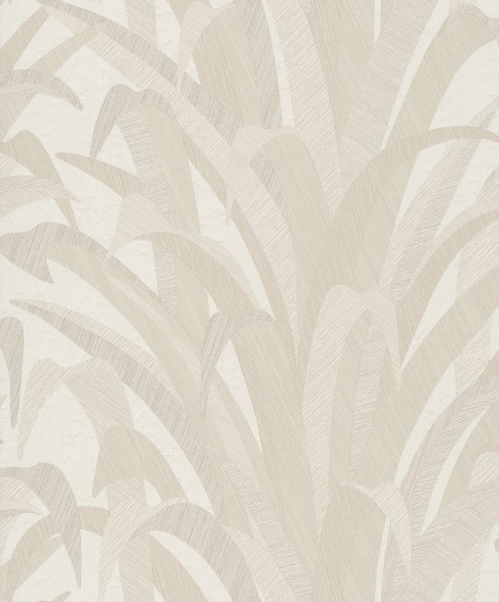 Cream wallpaper with grass leaves, CU3001, Cumaru, Grandeco