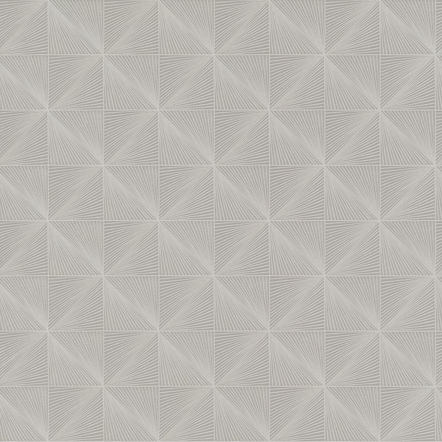 Gray geometric pattern wallpaper, CU3304, Cumaru, Grandeco