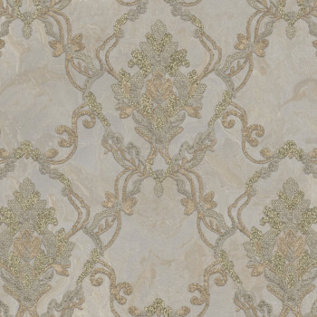 Luxury wallpaper with baroque pattern, M69907, Splendor, Zambaiti Parati