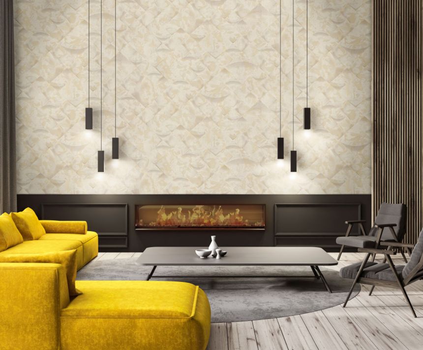 Luxury geometric marbled wallpaper, M69929, Splendor, Zambaiti Parati