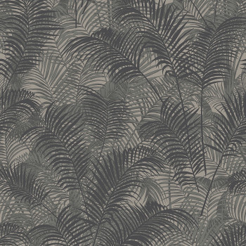 Luxury non-woven wallpaper Leaves BL22762, Tropical Leaves, Blooming, Decoprint