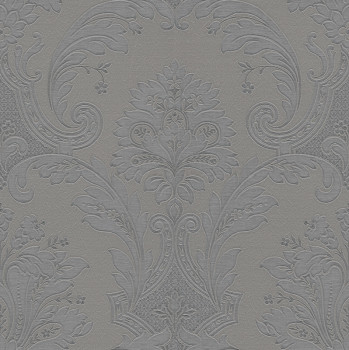 Luxury gray baroque wallpaper, Z21734, Tradizione Italiana, Zambaiti Parati