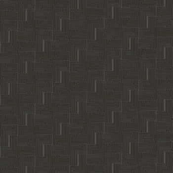 Geometric non-woven wallpaper BO23064, Labyrinth, Bohème, Decoprint