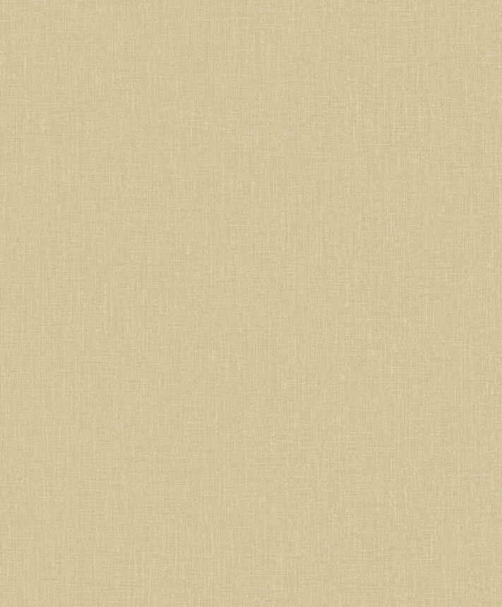 Yellow-beige wallpaper, fabric imitation, AT1015, Atmosphere, Grandeco