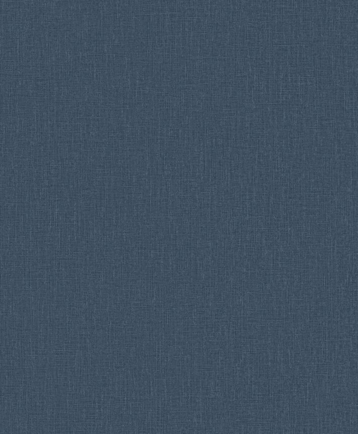 Dark blue wallpaper, fabric imitation, AT1025, Atmosphere, Grandeco