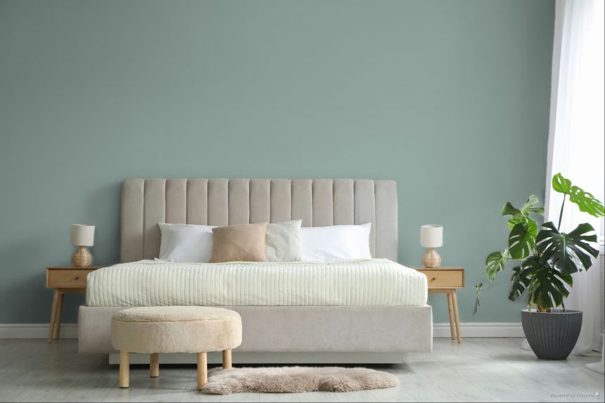 Wallpaper, green, fabric effect, AT1029, Atmosphere, Daydreamers, Grandeco