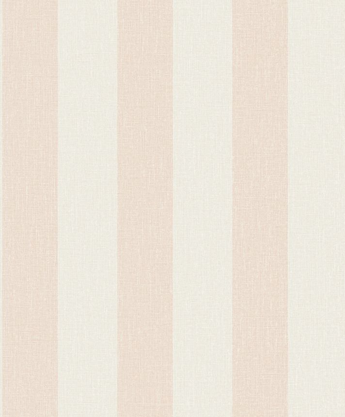 Light pink striped wallpaper, fabric imitation, AT4018, Atmosphere, Grandeco