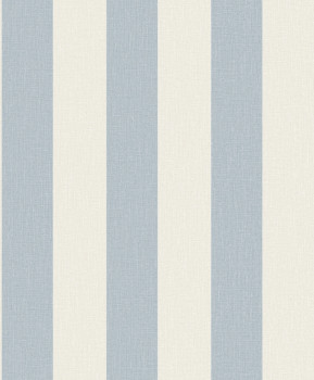 Light blue striped wallpaper, fabric imitation, AT4023, Atmosphere, Grandeco