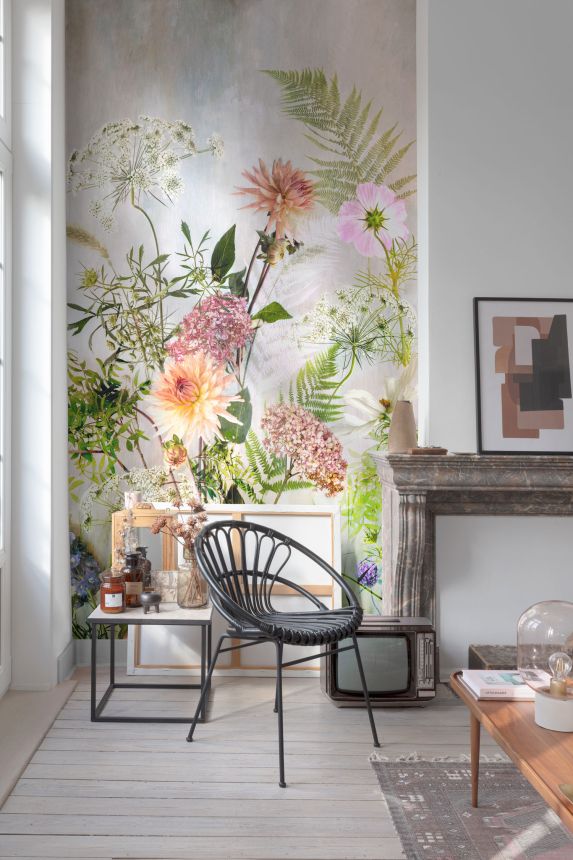 Wall mural with flowers, ML2001, Mural Young Edition, Grandeco