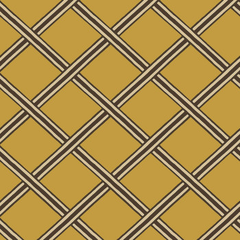 Non-woven geometric 3D wallpaper BO23030, Braid, Bohème, Decoprint