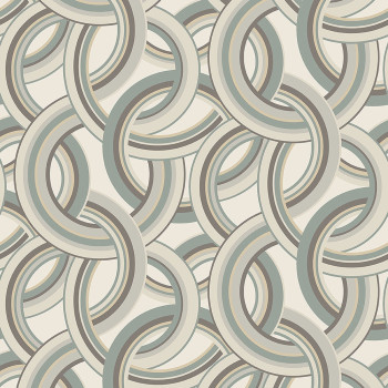 Non-woven geometric 3D wallpaper BO23022, Diva, Bohème, Decoprint