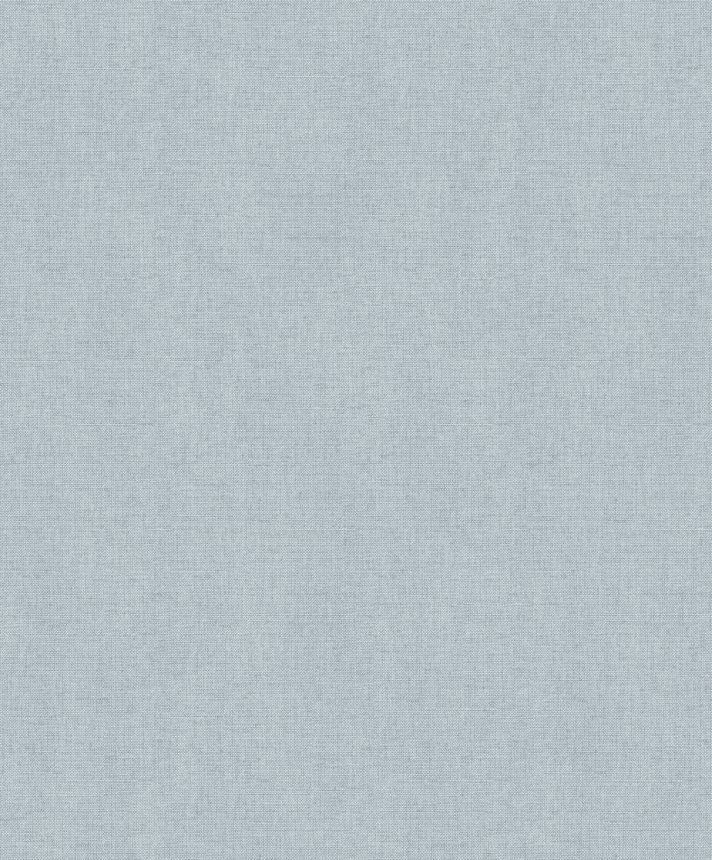 Turquoise monochrome wallpaper - fabric imitation, M55124, Botanique, Ugepa