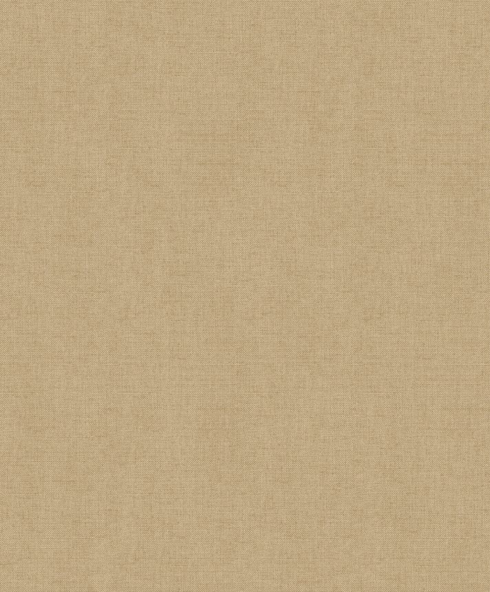 Brown monochrome wallpaper - fabric imitation, M55182D, Botanique Ugepa