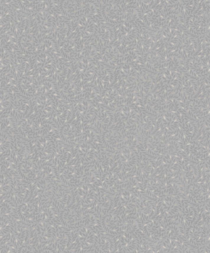 Gray wallpaper with twigs, M67409, Botanique, Ugepa