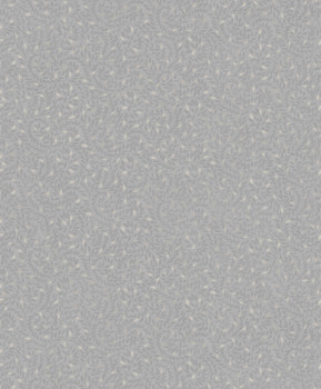 Gray wallpaper with twigs, M67409, Botanique, Ugepa
