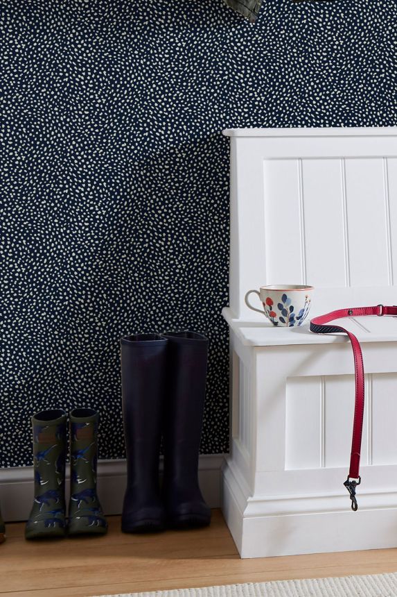 Blue wallpaper with spots, 118567, Joules, Graham&Brown