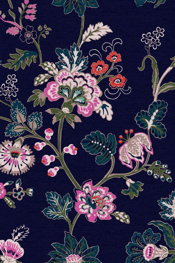 Blue floral wallpaper, 118573, Joules, Graham&Brown